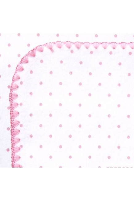 Фланелевая пеленка для новорожденного SwaddleDesigns Bt. Pink Polka Dot