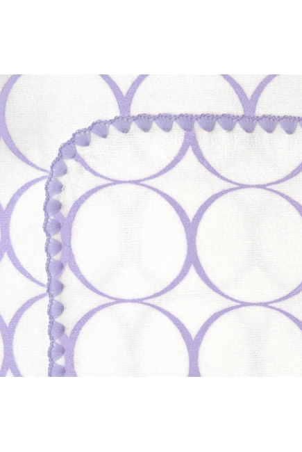 Фланелевая пеленка для новорожденного SwaddleDesigns Lavender Mod/WH