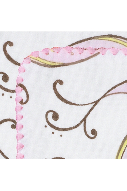 Фланелевая пеленка для новорожденного SwaddleDesigns Pink Paisley