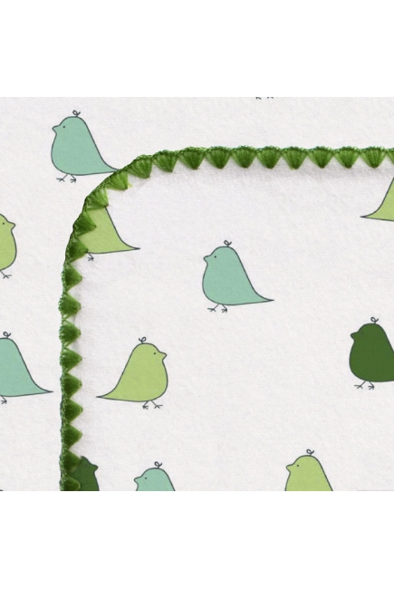 Фланелевая пеленка для новорожденного SwaddleDesigns PG Lt. Chickies