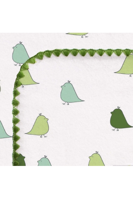 Фланелевая пеленка для новорожденного SwaddleDesigns TQ Lt. Chickies