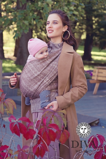 Слинг-шарф Diva Milano c коноплей, Etna Canella