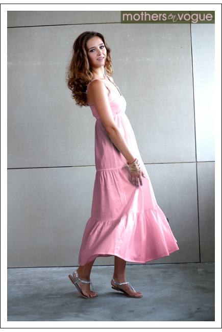 Платье Mothers en Vogue "Getaway Maxi", цвет розовый