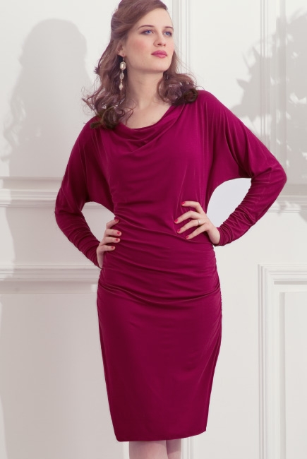 Платье для кормящих и беременных Diva Nursingwear Paola, цвет Berry