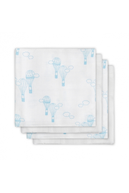 Комплект бамбуковых пеленок для новорожденных Jollein, Balloons lagoon