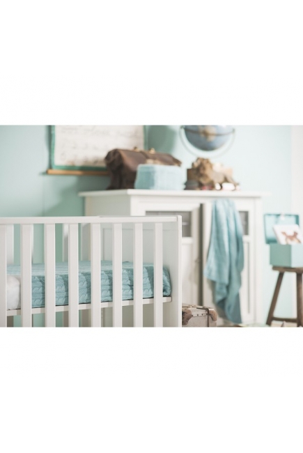 Jollein вязаный плед для новорожденных (косичка), цвет "нефритовый"