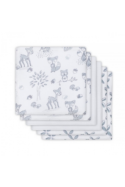 Комплект муслиновых пеленок для новорожденных Jollein, Forest friends