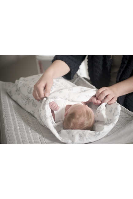 Муслиновые пеленки для новорожденных Jollein большие, Forest friends