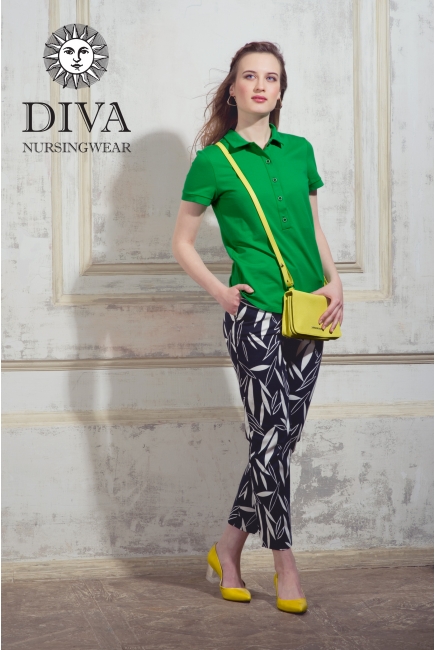 Топ для кормления Diva Nursingwear Polo, цвет Aloe