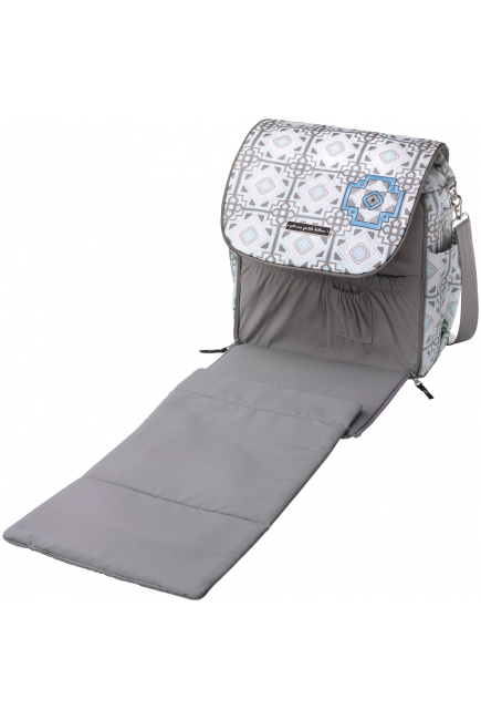 Сумка для мамы Petunia Boxy Backpack: Sleepy Seychelles
