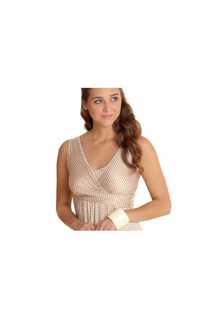 Платье Mothers en Vogue "Wrap Dress" без рукавов, принт "Sophora"