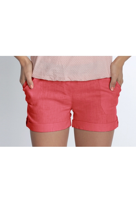 Шорты для беременных и родивших Mothers en Vogue Boardwalk короткие, маковый