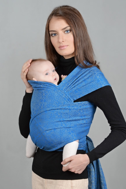 Слинг-шарф Diva Basico, Zaffiro