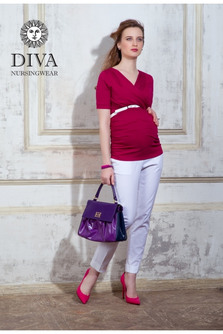Топ для кормящих и беременных Diva Nursingwear Lucia, цвет Berry