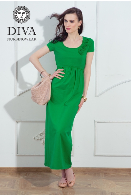 Платье для кормящих и беременных Diva Nursingwear Dalia, цвет Aloe