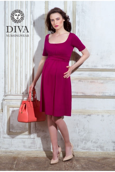 Платье для кормящих и беременных Diva Nursingwear Stella, Berry