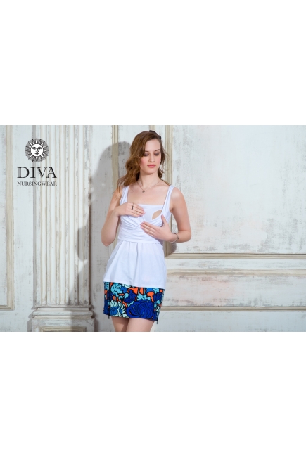 Топ для кормящих и беременных Diva Nursingwear Alba, цвет Bianco