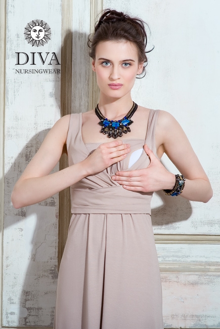 Топ для кормящих и беременных Diva Nursingwear Alba, цвет Grano