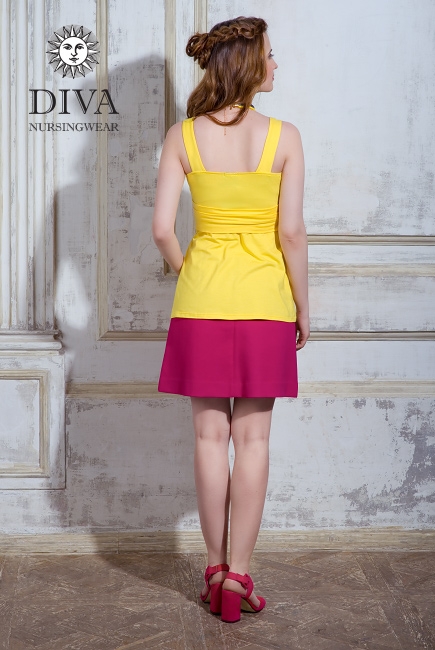 Топ для кормящих и беременных Diva Nursingwear Alba, цвет Limone