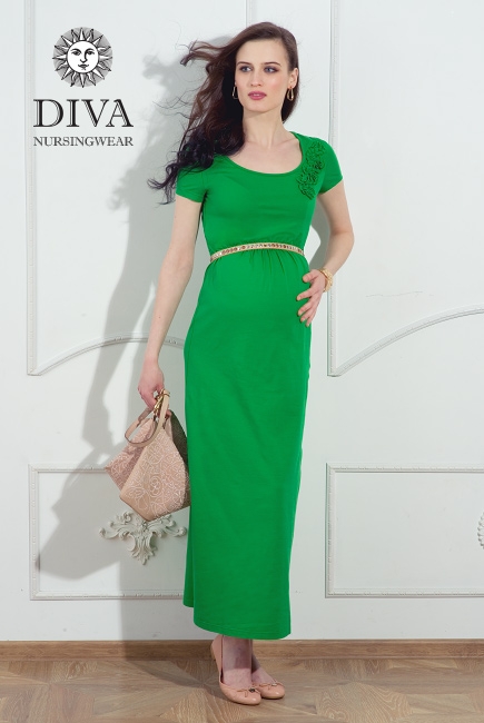 Платье для кормящих и беременных Diva Nursingwear Dalia, цвет Aloe