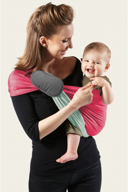 Слинг с кольцами JPMBB трикотажный, цвет "розовый - мятный"