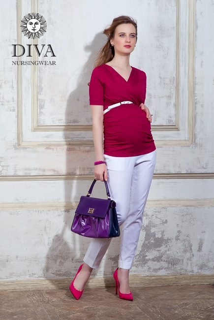 Топ для кормящих и беременных Diva Nursingwear Lucia, цвет Berry