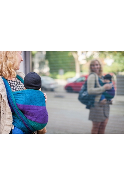 Слинг-шарф Ellevill Paisley Templar бамбук-лен