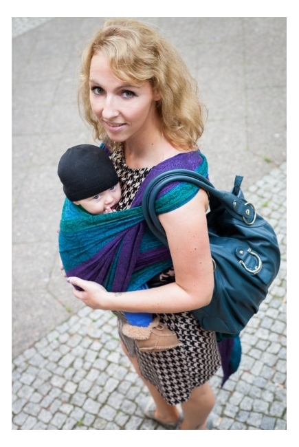 Слинг-шарф Ellevill Paisley Templar бамбук-лен