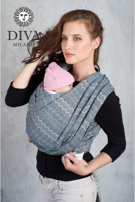 Слинг-шарф Diva Milano, Etna Eclipse со льном и шелком