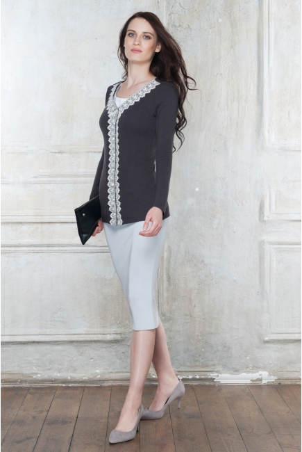 Кардиган для кормящих и беременных Diva Nursingwear Enrica, цвет Grafite