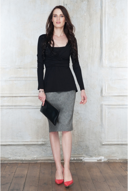 Топ для кормящих и беременных Diva Nursingwear Alba, цвет Nero