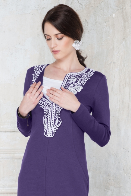 Платье для кормящих Diva Nursingwear Carmela, цвет Mora