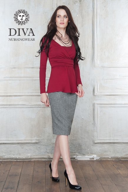 Топ для кормящих и беременных Diva Nursingwear Alba, цвет Berry