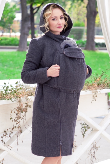 Слингопальто демисезонное Diva Outerwear Antracite