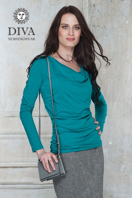 Топ для кормящих и беременных Diva Nursingwear Bella, цвет Smeraldo
