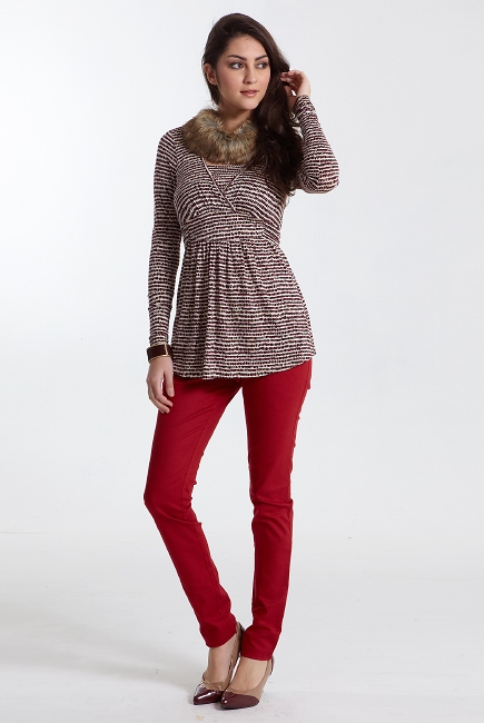 Топ Mothers en Vogue Bonita, принт Paleo