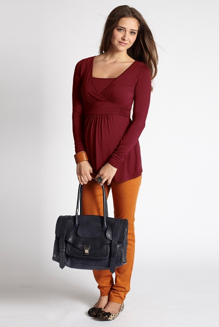 Топ Mothers en Vogue Bonita, темно-красный (Dark Red)