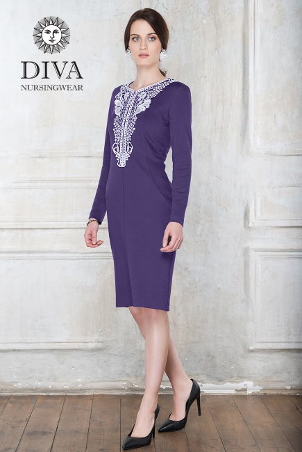 Платье для кормящих Diva Nursingwear Carmela, цвет Mora