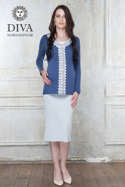 Кардиган для кормящих и беременных Diva Nursingwear Enrica, цвет Infinito