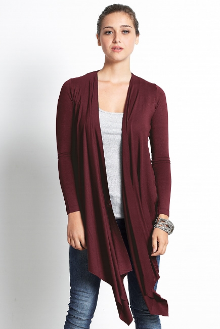 Кардиган для кормления "Sangha Waterfall", цвет Deep Cabernet