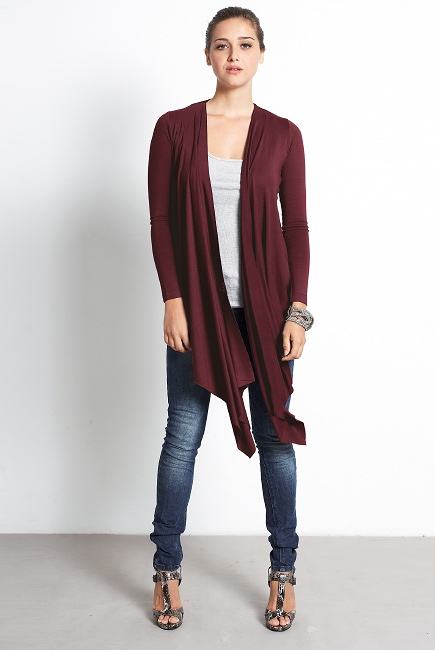 Кардиган для кормления "Sangha Waterfall", цвет Deep Cabernet