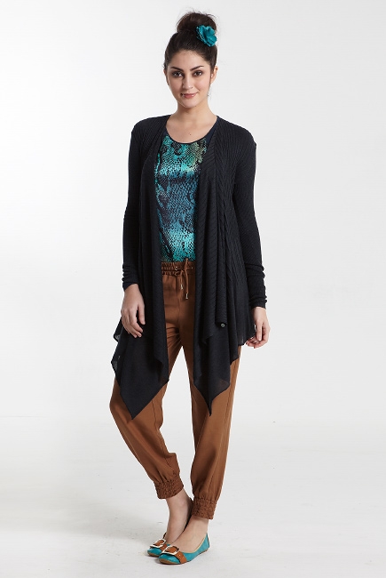 Кардиган для кормления Sangha Knitted, серый (Heather Charcoal)