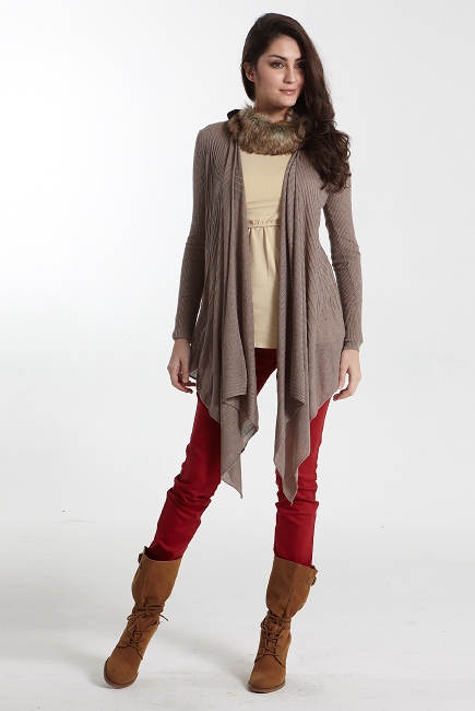 Кардиган для кормления Sangha Knitted, бежевый (Heather Khaki)