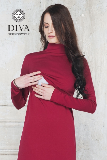 Платье для кормящих Diva Nursingwear Simone, цвет Berry
