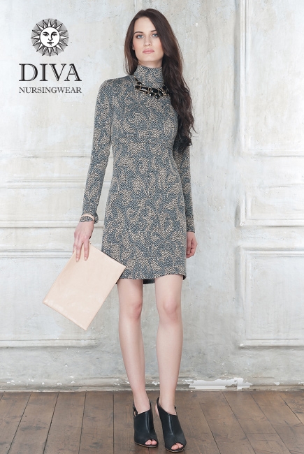 Платье для кормящих Diva Nursingwear Simone, принт Vite