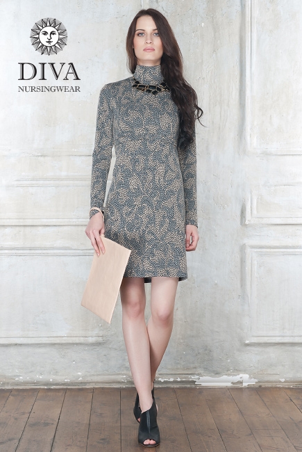 Платье для кормящих Diva Nursingwear Simone, принт Vite