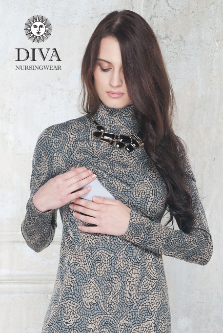 Платье для кормящих Diva Nursingwear Simone, принт Vite