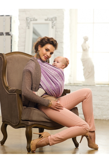 Слинг с кольцами Diva Milano с шерстью, Merletti Viola