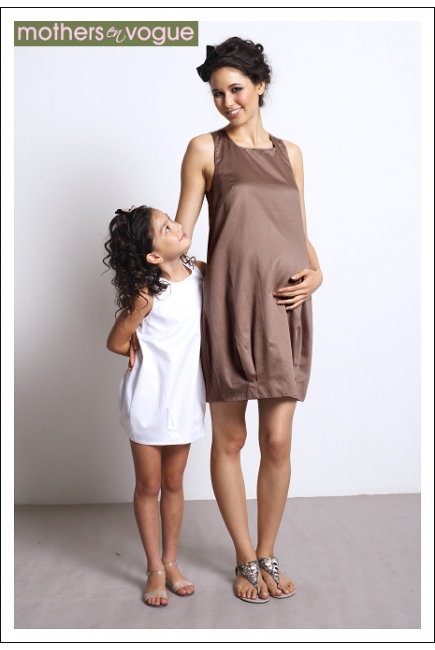 Платье для беременных Mothers en Vogue "Back Knot Sateen"