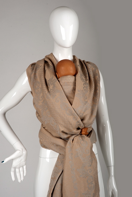 Слинг-шарф Diva Milano cо льном, Barocco Siciliano Aurora